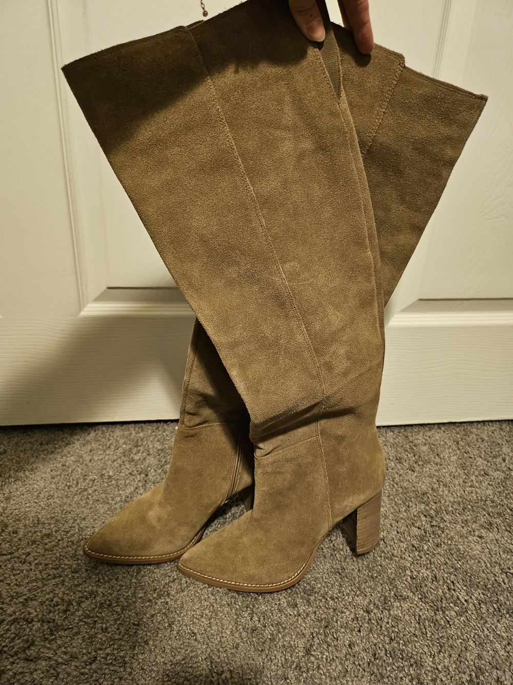 Vince Camuto Suede Over-the-Knee Boots in Brown